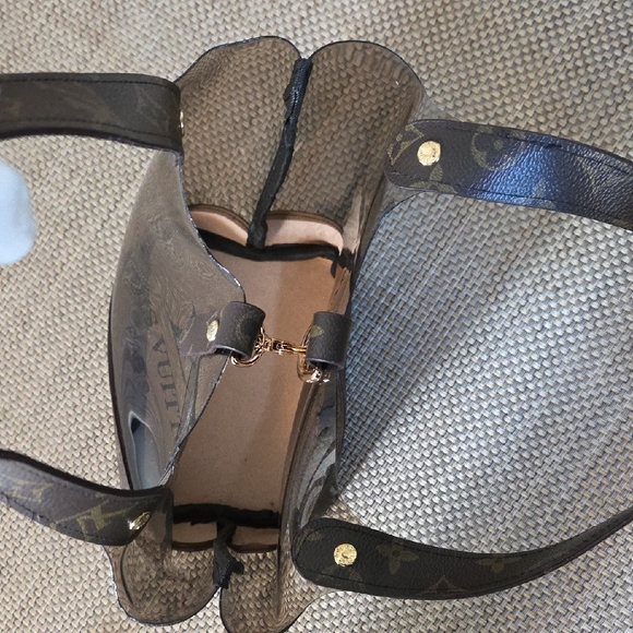 Vinyl Brown Festival Bucket Bag - Picture 14 of 15